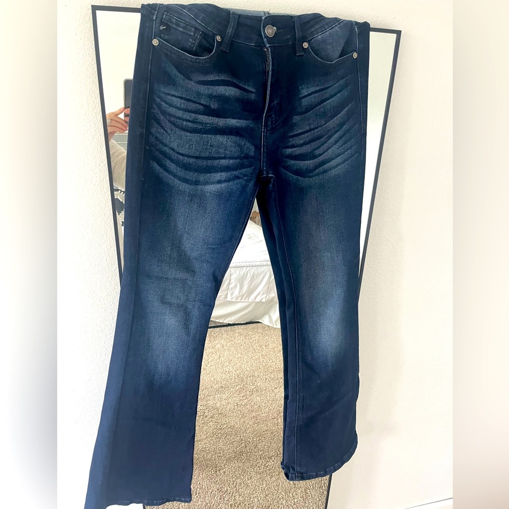 Dark blue KanCan Flare Jeans